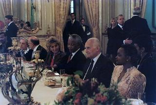 Visita ufficiale in Italia del Presidente della Repubblica del Sud Africa Nelson Mandela