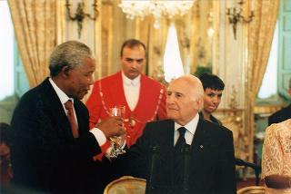 Visita ufficiale in Italia del Presidente della Repubblica del Sud Africa Nelson Mandela