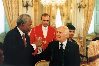 Visita ufficiale in Italia del Presidente della Repubblica del Sud Africa Nelson Mandela