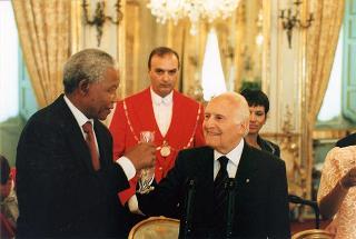 Visita ufficiale in Italia del Presidente della Repubblica del Sud Africa Nelson Mandela