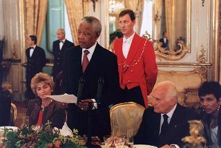 Visita ufficiale in Italia del Presidente della Repubblica del Sud Africa Nelson Mandela