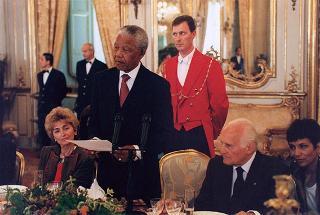 Visita ufficiale in Italia del Presidente della Repubblica del Sud Africa Nelson Mandela