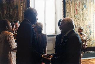 Visita ufficiale in Italia del Presidente della Repubblica del Sud Africa Nelson Mandela
