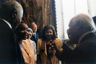 Visita ufficiale in Italia del Presidente della Repubblica del Sud Africa Nelson Mandela