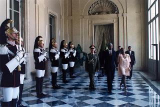 Visita ufficiale in Italia del Presidente della Repubblica del Sud Africa Nelson Mandela