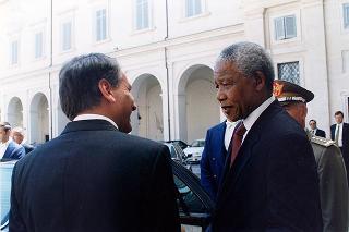 Visita ufficiale in Italia del Presidente della Repubblica del Sud Africa Nelson Mandela