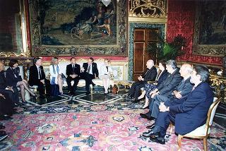 Esponenti dei Comitati d'onore e promotore per la candidatura di Torino a sede dei Giochi Olimpici invernali del 2006