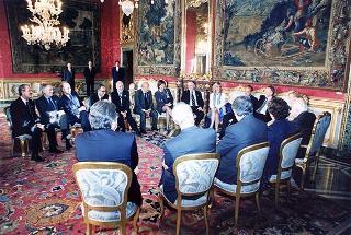 Esponenti dei Comitati d'onore e promotore per la candidatura di Torino a sede dei Giochi Olimpici invernali del 2006