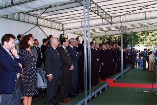 Castelporziano: cerimonia di consegna da parte del Presidente della Repubblica della Medaglia d'Oro al Valor Civile al Corpo Forestale dello Stato