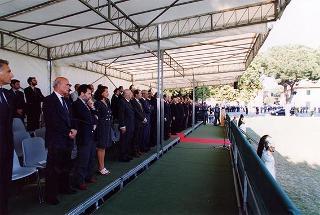 Castelporziano: cerimonia di consegna da parte del Presidente della Repubblica della Medaglia d'Oro al Valor Civile al Corpo Forestale dello Stato