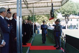 Castelporziano: cerimonia di consegna da parte del Presidente della Repubblica della Medaglia d'Oro al Valor Civile al Corpo Forestale dello Stato