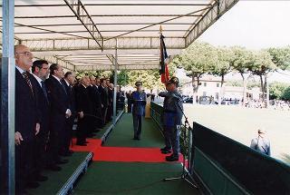 Castelporziano: cerimonia di consegna da parte del Presidente della Repubblica della Medaglia d'Oro al Valor Civile al Corpo Forestale dello Stato