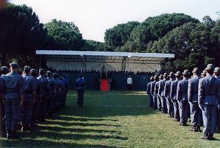 Castelporziano: cerimonia di consegna da parte del Presidente della Repubblica della Medaglia d'Oro al Valor Civile al Corpo Forestale dello Stato