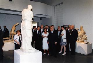 Roma, Palazzo Massimo: intervento del Presidente della Repubblica all'inaugurazione del Museo Nazionale Romano di Palazzo Massimo