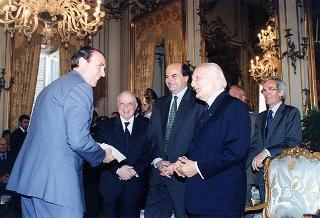 Cerimonia di consegna, da parte del Presidente della Repubblica, del &quot;Premio Leonardo&quot; e dei &quot;Premi Qualità Italia&quot;