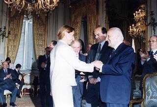 Cerimonia di consegna, da parte del Presidente della Repubblica, del &quot;Premio Leonardo&quot; e dei &quot;Premi Qualità Italia&quot;