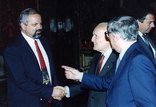 On. Giuseppe Avolio, presidente della Confederazione italiana agricoltori, con una delegazione delle organizzazioni agricole di Cipro