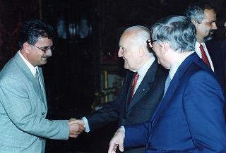 On. Giuseppe Avolio, presidente della Confederazione italiana agricoltori, con una delegazione delle organizzazioni agricole di Cipro