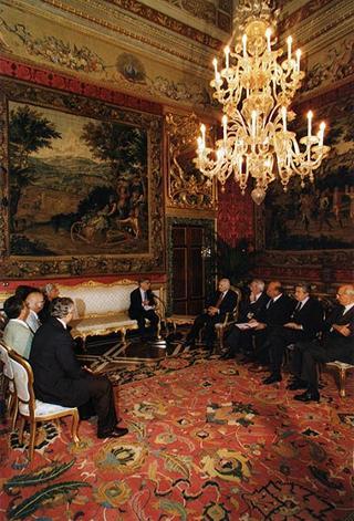 On. Giuseppe Avolio, presidente della Confederazione italiana agricoltori, con una delegazione delle organizzazioni agricole di Cipro