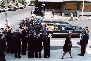 Roma: intervento del Presidente della Repubblica al funerale dell'on. avv. Erminio Pennacchini