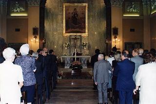 Roma: intervento del Presidente della Repubblica al funerale dell'on. avv. Erminio Pennacchini