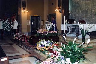 Roma: intervento del Presidente della Repubblica al funerale dell'on. avv. Erminio Pennacchini