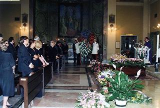 Roma: intervento del Presidente della Repubblica al funerale dell'on. avv. Erminio Pennacchini