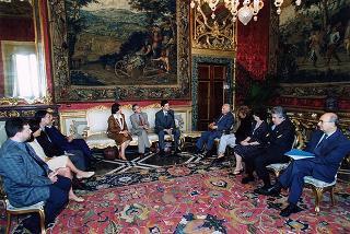 Esponenti dell'Associazione guide e scout cattolici italiani