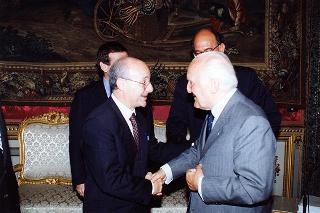 Delegazione delle Commissioni Finanze e Tesoro del Senato, e Finanze della Camera, per presentare i risultati dell'indagine conoscitiva sul federalismo