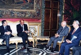 Delegazione delle Commissioni Finanze e Tesoro del Senato, e Finanze della Camera, per presentare i risultati dell'indagine conoscitiva sul federalismo