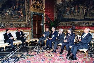 Delegazione delle Commissioni Finanze e Tesoro del Senato, e Finanze della Camera, per presentare i risultati dell'indagine conoscitiva sul federalismo