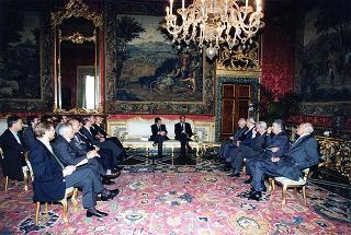 Delegazione delle Commissioni Finanze e Tesoro del Senato, e Finanze della Camera, per presentare i risultati dell'indagine conoscitiva sul federalismo