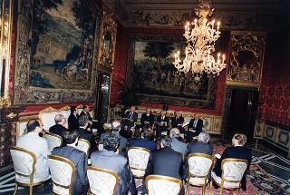 Delegazione delle Commissioni Finanze e Tesoro del Senato, e Finanze della Camera, per presentare i risultati dell'indagine conoscitiva sul federalismo