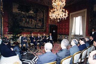 Delegazione delle Commissioni Finanze e Tesoro del Senato, e Finanze della Camera, per presentare i risultati dell'indagine conoscitiva sul federalismo