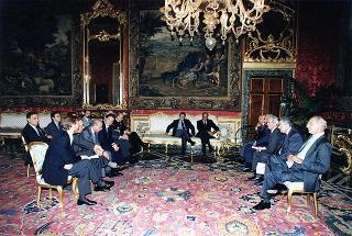Delegazione delle Commissioni Finanze e Tesoro del Senato, e Finanze della Camera, per presentare i risultati dell'indagine conoscitiva sul federalismo