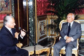 Mario Ciancio Sanfilippo, presidente della Federazione italiana editori giornali, ed i componenti il Comitato di presidenza della FIEG