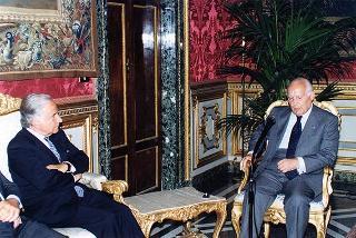 Mario Ciancio Sanfilippo, presidente della Federazione italiana editori giornali, ed i componenti il Comitato di presidenza della FIEG