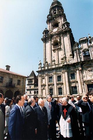 Santiago de Compostela (Spagna): visita del Presidente della Repubblica