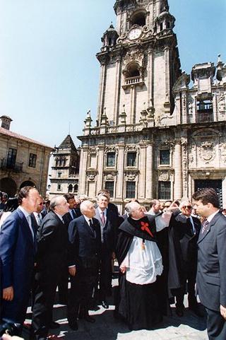 Santiago de Compostela (Spagna): visita del Presidente della Repubblica