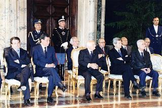 Cerimonia di commiato dei componenti il CSM uscente ed entrante e seduta di insediamento del Consiglio nella nuova composizione