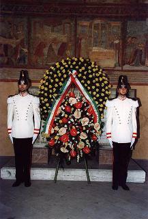 Roma, Chiesa di S. Lorenzo fuori le Mura: celebrazione del 44° anniversario della morte dell'on. Alcide De Gasperi