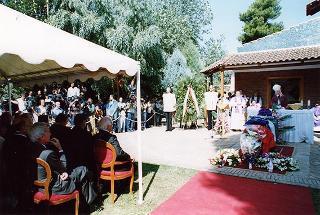 Pontecagnano (Salerno): intervento del Presidente della Repubblica ai funerali del ten. col. Carmine Calò, deceduto nel corso dello svolgimento di una missione di pace dell'ONU in Afghanistan