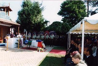 Pontecagnano (Salerno): intervento del Presidente della Repubblica ai funerali del ten. col. Carmine Calò, deceduto nel corso dello svolgimento di una missione di pace dell'ONU in Afghanistan