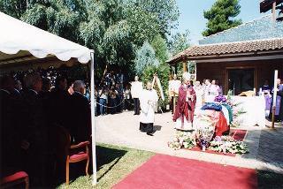 Pontecagnano (Salerno): intervento del Presidente della Repubblica ai funerali del ten. col. Carmine Calò, deceduto nel corso dello svolgimento di una missione di pace dell'ONU in Afghanistan