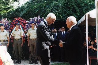 Pontecagnano (Salerno): intervento del Presidente della Repubblica ai funerali del ten. col. Carmine Calò, deceduto nel corso dello svolgimento di una missione di pace dell'ONU in Afghanistan
