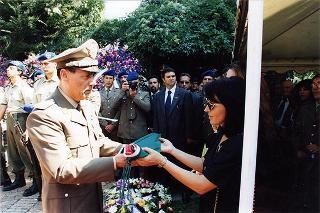 Pontecagnano (Salerno): intervento del Presidente della Repubblica ai funerali del ten. col. Carmine Calò, deceduto nel corso dello svolgimento di una missione di pace dell'ONU in Afghanistan