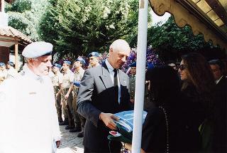 Pontecagnano (Salerno): intervento del Presidente della Repubblica ai funerali del ten. col. Carmine Calò, deceduto nel corso dello svolgimento di una missione di pace dell'ONU in Afghanistan