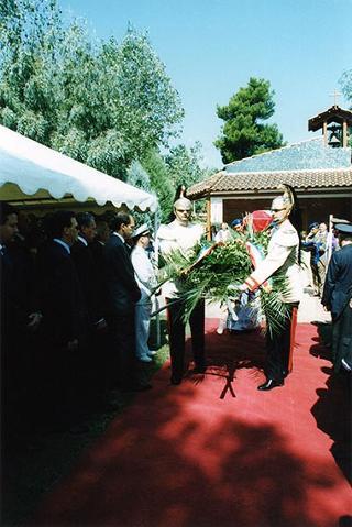 Pontecagnano (Salerno): intervento del Presidente della Repubblica ai funerali del ten. col. Carmine Calò, deceduto nel corso dello svolgimento di una missione di pace dell'ONU in Afghanistan