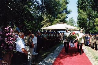 Pontecagnano (Salerno): intervento del Presidente della Repubblica ai funerali del ten. col. Carmine Calò, deceduto nel corso dello svolgimento di una missione di pace dell'ONU in Afghanistan