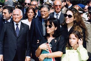 Pontecagnano (Salerno): intervento del Presidente della Repubblica ai funerali del ten. col. Carmine Calò, deceduto nel corso dello svolgimento di una missione di pace dell'ONU in Afghanistan